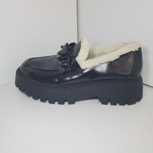 Dolce Vita Womens Sz 8.5 Chunky Sole Patent Leather Loafers